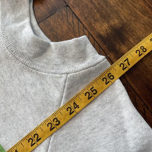 Vintage Oneita Sweatshirt Mens Large Gray Made in USA Football End Zone Club 90s - Picture 8 of 8